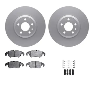 R1 Concepts WDWH1-73033 Brake Rotor- Carbon Coated W/ Ceramic Pads & Hdw